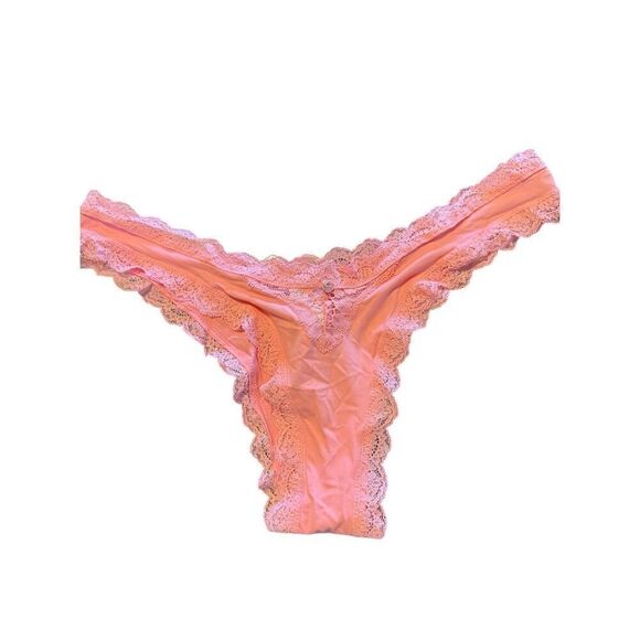 SPRING/SUMMER 2025 DREAM ANGELS Lace-Trim Brazilian Panty-Size Medium-NWT - Picture 7 of 8